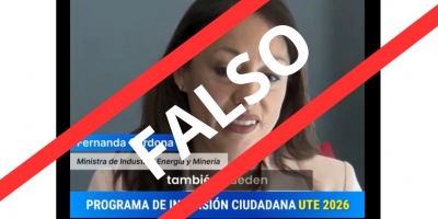 Advierten por estafa cibern�tica que usa imagen de la ministra Fernanda Cardona