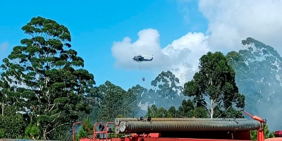Se investiga como presuntamente intencional el incendio que afect� unas 70 hect�reas en una estancia de la ruta 9