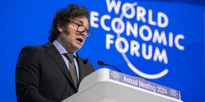 Presidente Javier Milei sigue en Davos 