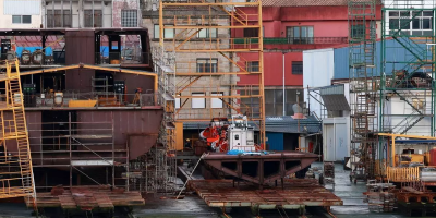 Cardama puso la segunda quilla y contin�a con la construcci�n de las OPV