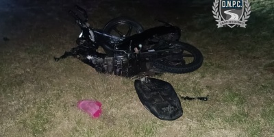 Falleci� un motociclista en un siniestro de tr�nsito en Colonia