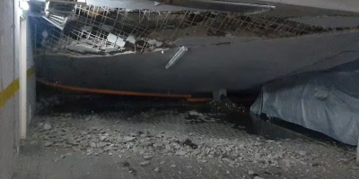 Se derrumb� el estacionamiento de un edificio en Parque Patricios