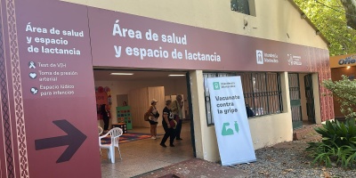 M�s de mil personas se vacunaron contra la gripe en el espacio de salud en la Criolla del Prado