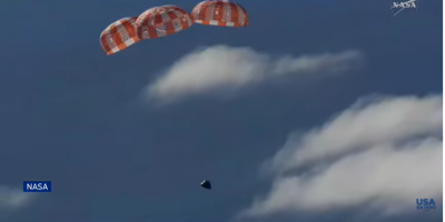 Los astronautas que dieron vuelta a la luna regresaron a la Tierra en un viaje de 10 d�as