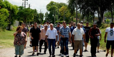 Novick visit� la Gruta de Lourdes y recogi� preocupaciones de los vecinos