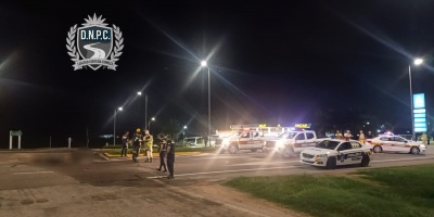 Un motocilista falleci� quemado tras chocar con una camioneta e incendiarse