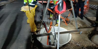 La Intendencia de Montevideo inici� trabajos en la Red Arteaga para lo que emplea tecnolog�a de avanzada