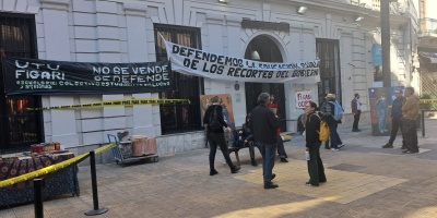Paro por recorte presupuestario en la Escuela de Artes y Artesan�as Pedro Figari