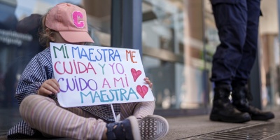 Autoridades y trabajadores de la educaci�n presentaron una declaraci�n respecto a las amenazas recibidas en distintos centros del pa�s