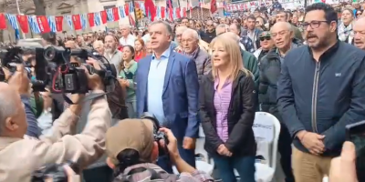 Orsi en acto del 1ero de mayo