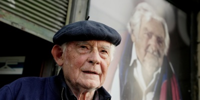 Ernesto Agazzi particip� de la presentaci�n de una muestra fotogr�fica sobre Jos� Mujica en el Obelisco de Las Piedras