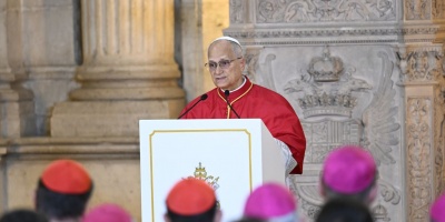 El papa Le�n XIV da su primer discurso en Espa�a y llama a la reconciliaci�n.