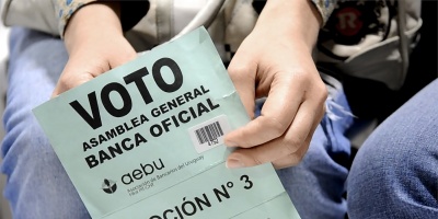 AEBU aprob� el preacuerdo alcanzado con el gobierno para el sector de la banca oficial, que alcanzar� a m�s de 7.000 trabajadores en todo el pa�s