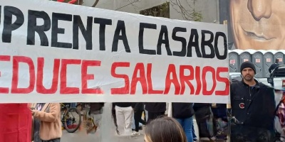 Despidieron a casi una veintena de trabajadores de la imprenta Casab� tras el rechazo a firmar un acuerdo para la rebaja salarial