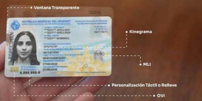 Identificaci�n Civil present� el nuevo dise�o de la c�dula de identidad