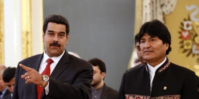Evo se solidariz con Maduro y seal que EEUU busca una guerra civil