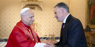 Yamand� Orsi celebr� el anuncio de la visita del papa Leon XIV a Uruguay, Argentina y Per�