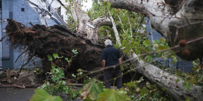 Bomberos realiz� 146 intervenciones en todo el pa�s debido al cicl�n extratropical