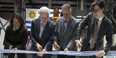 Fernanda Cardona celebr� la apertura de la planta de Epic Aerospace en Zonamerica