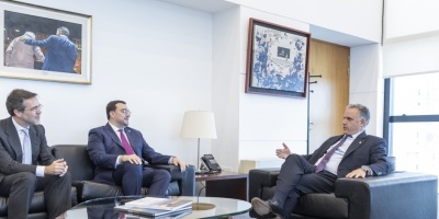 El presidente del principado de Asturias se reuni� con Orsi y le transmiti� admiraci�n por las pol�ticas p�blicas del Uruguay 