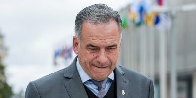 Orsi recibe en Torre Ejecutiva al vicepresidente del Gobierno que encabeza Bukele