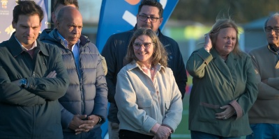  Ciudad del Plata: la cancha de baby f�tbol del Club Monte Grande ya tiene luz