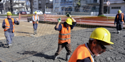 Desv�o por obras viales en Luis Alberto de Herrera