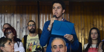 Rossi prometi� obra en nuevo tramo de Ruta 8 ante la consulta de un ciudadano