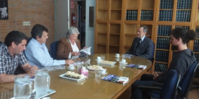 Topolansky propone cooperaci�n cient�fica entre IM y Facultad de Ciencias