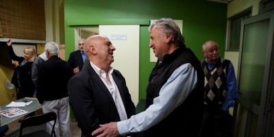 Feriantes homenajearon a Novick