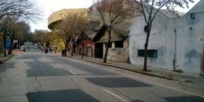 Desalojan predio en calle Galicia declarado monumento hist�rico