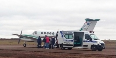 Avi�n ambulancia brasile�o llev� a ni�a de Quara�