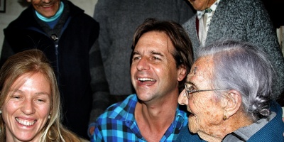 Lacalle Pou reiter� su deseo de debatir con V�zquez