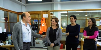 Mart�nez continu� con visitas a dependencias de la Intendencia de Montevideo