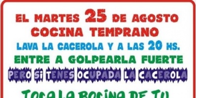 Caceroleo contra la inseguridad