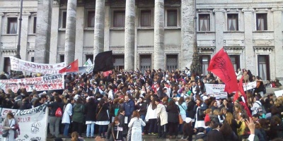 Jornada de movilizaciones sin clases en escuelas, liceos, UTU y UdelaR