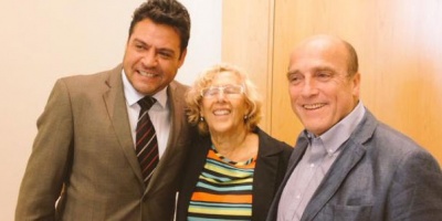 Mart�nez se reuni� en Espa�a con la alcaldesa de Madrid