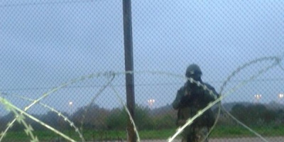 Preso intent� fuga de Santiago V�zquez camuflado con pasto