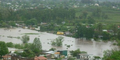 27 evacuados en Rivera por lluvias y vientos fuertes