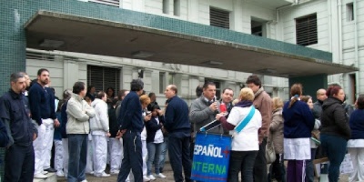 Funcionarios de Salud Pblica mantienen ocupado Hospital Espaol 