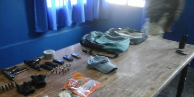 Delincuentes atrapados durante robo a Abitab de Barros Blancos