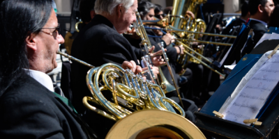 Banda Sinfnica tocar en el Rosedal del Prado