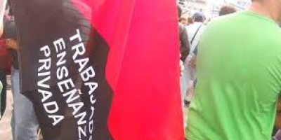 Trabajadores de enseanza privada se movilizan en el MTSS
