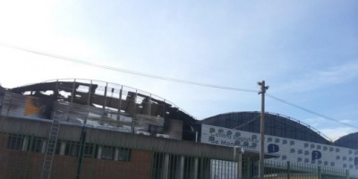 Perdidas totales en local de Antel por incendio