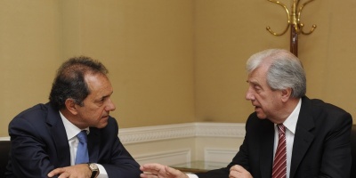 V�zquez y Scioli volver�n a reunirse en Montevideo para generar agenda c�mun