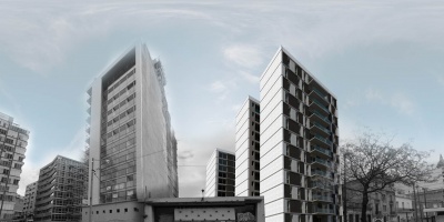 Pit Cnt construir� sobre 18 de Julio primeros edificios bajo el sistema cooperativo