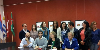 Cierre de campaa para elegir al lider del Partido Socialista