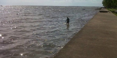 Alerta por crecida del Ro de la Plata por fuertes vientos