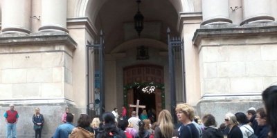 Via Crucis Ecumnico organizado y desarollado por la Iglesias Catlica y Anglicana