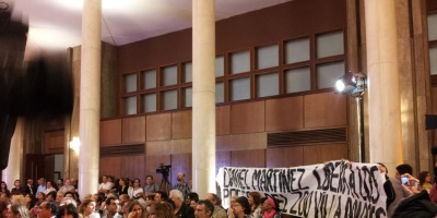 Activistas manifestaron en la IM pidiendo el cierre del zoo de Villa Dolores